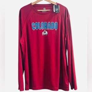 Avalanche Colorado NHL Men’s Long Sleeve Size Large Maroon